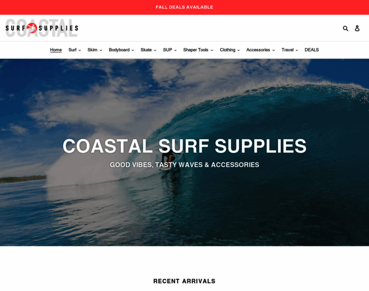 Coastalsurfsupplies.com thumbnail