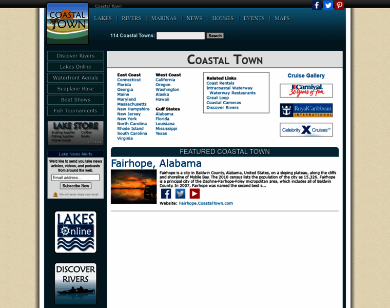 Coastaltown.com thumbnail