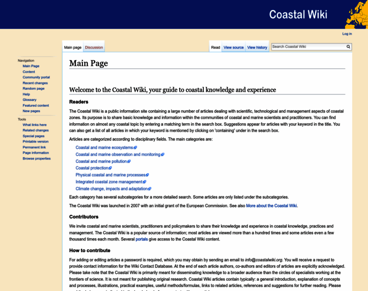 Coastalwiki.org thumbnail