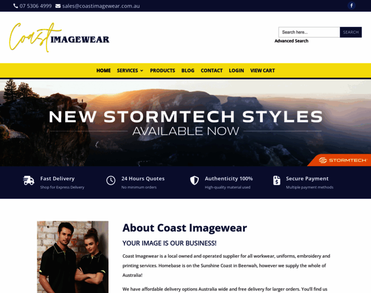 Coastimagewear.com.au thumbnail