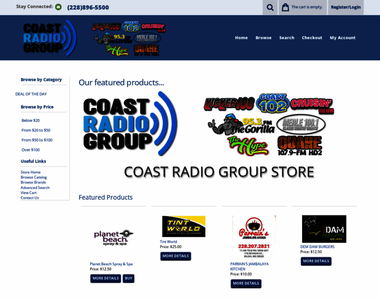 Coastradiogroup.store thumbnail