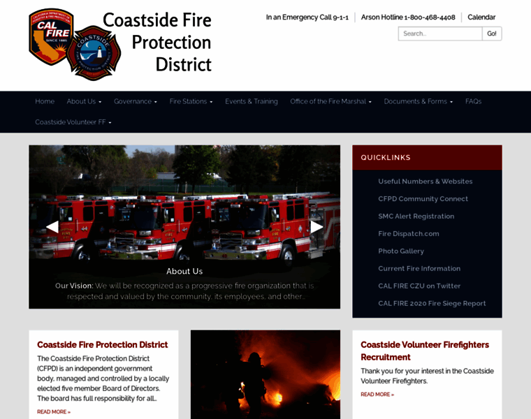 Coastsidefire.org thumbnail