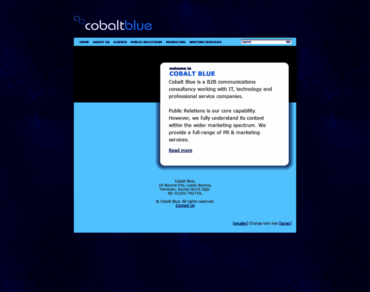 Cobaltblue.com thumbnail