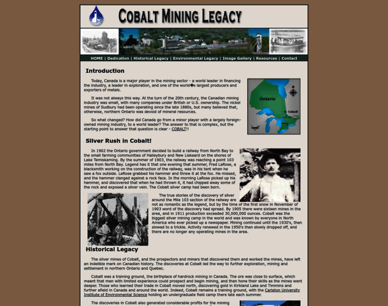 Cobaltmininglegacy.ca thumbnail