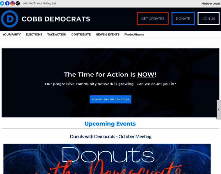Cobbdemocrats.org thumbnail