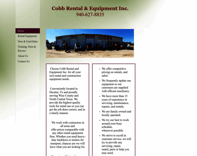 Cobbrentalandequipment.com thumbnail