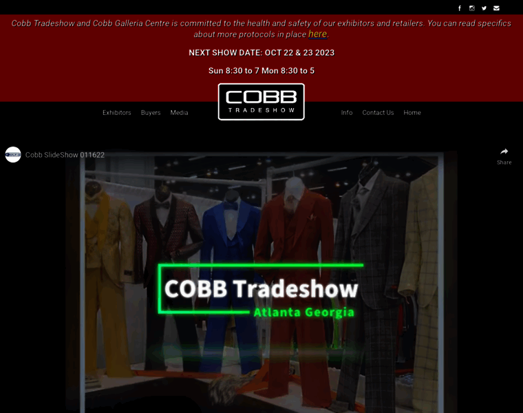 Cobbtradeshow.com thumbnail