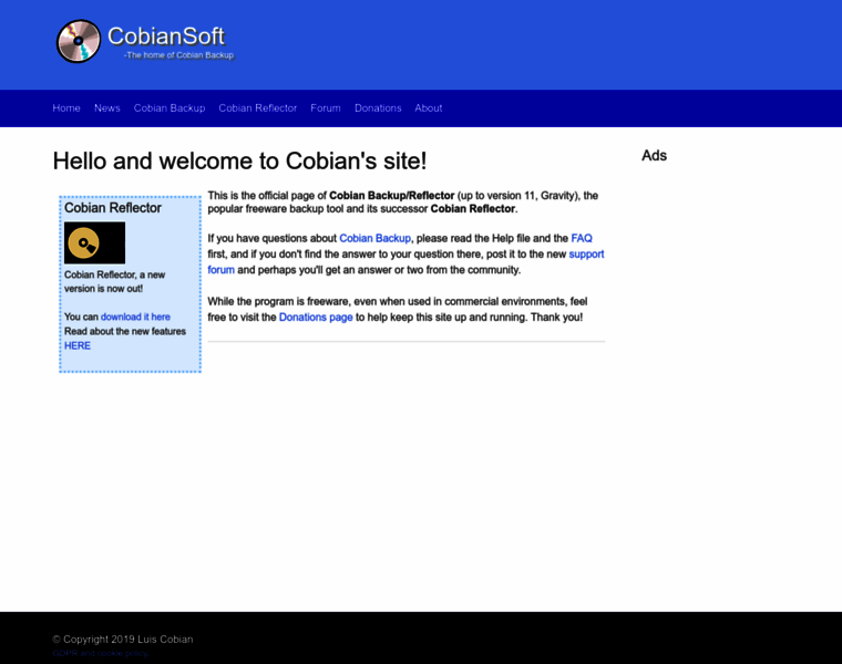 Cobiansoft.com thumbnail