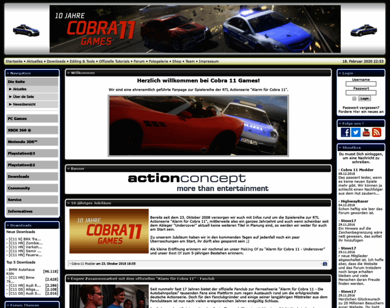 Cobra11games.com thumbnail