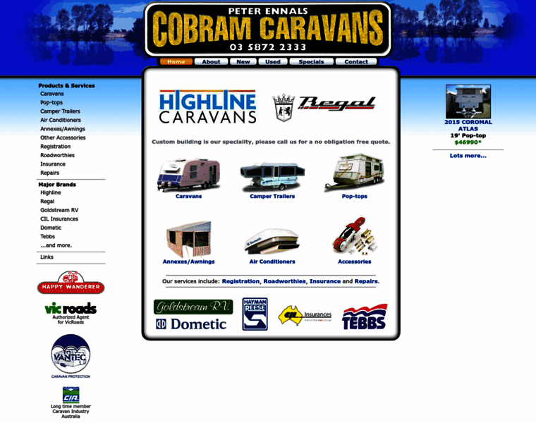 Cobramcaravans.com.au thumbnail