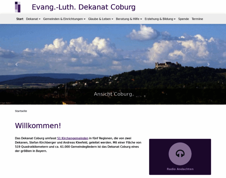Coburg-evangelisch.de thumbnail