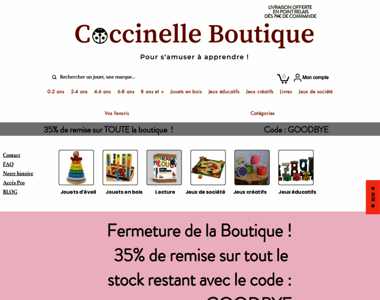 Coccinelle-boutique.com thumbnail