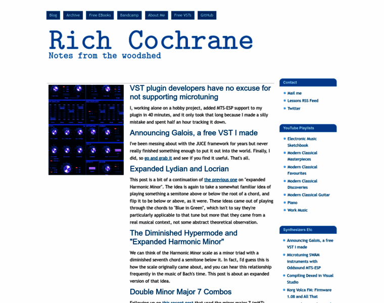 Cochranemusic.com thumbnail
