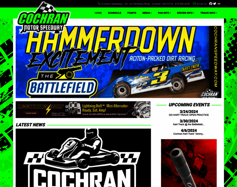 Cochranspeedway.com thumbnail