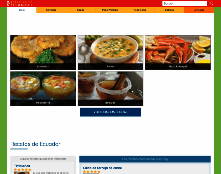 Cocina-ecuatoriana.com thumbnail