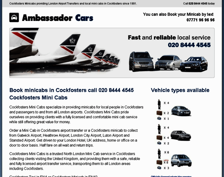Cockfosterscars.co.uk thumbnail