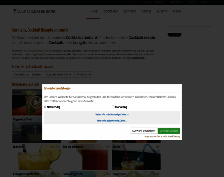 Cocktaildatenbank.de thumbnail Cocktaildatenbank.de thumbnail