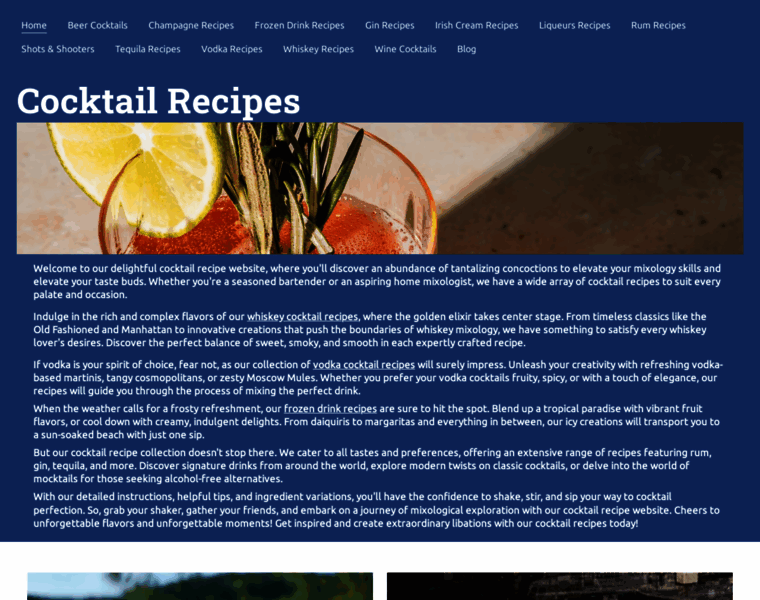 Cocktailrecipes.net thumbnail