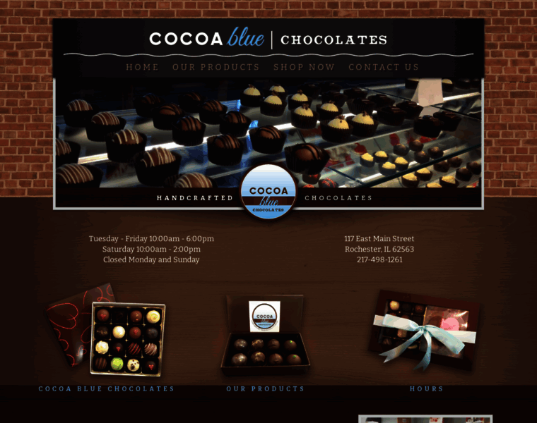 Cocoabluechocolates.com thumbnail