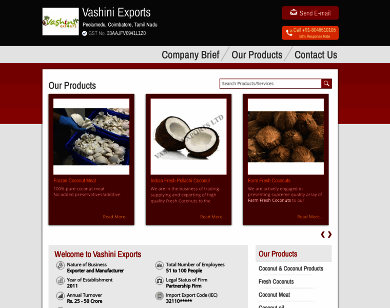 Coconutsuppliers.com thumbnail