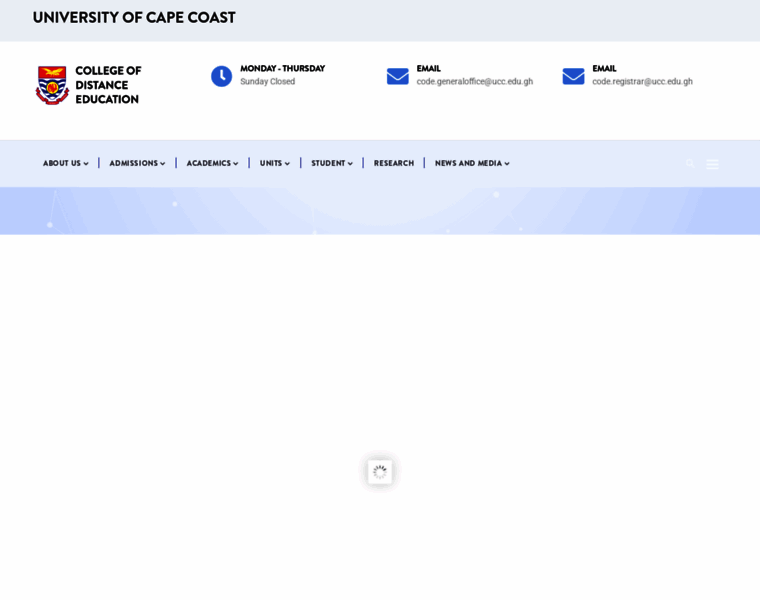 Code.ucc.edu.gh thumbnail