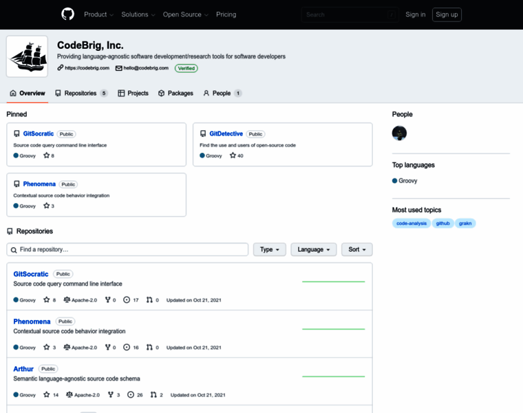 Codebrig.com thumbnail