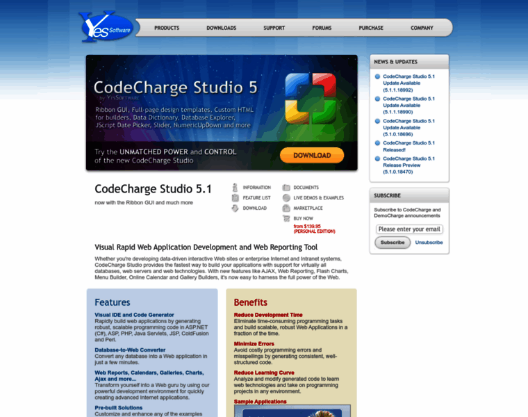Codecharge.com thumbnail