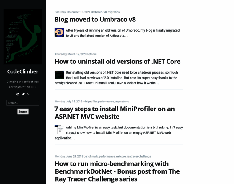 Codeclimber.net.nz thumbnail