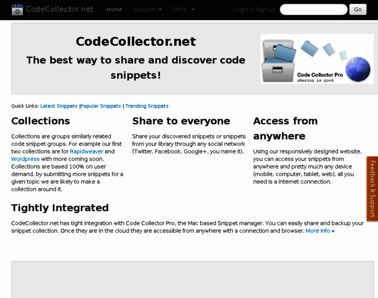 Codecollector.net thumbnail