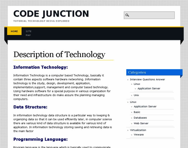 Codejunction.info thumbnail