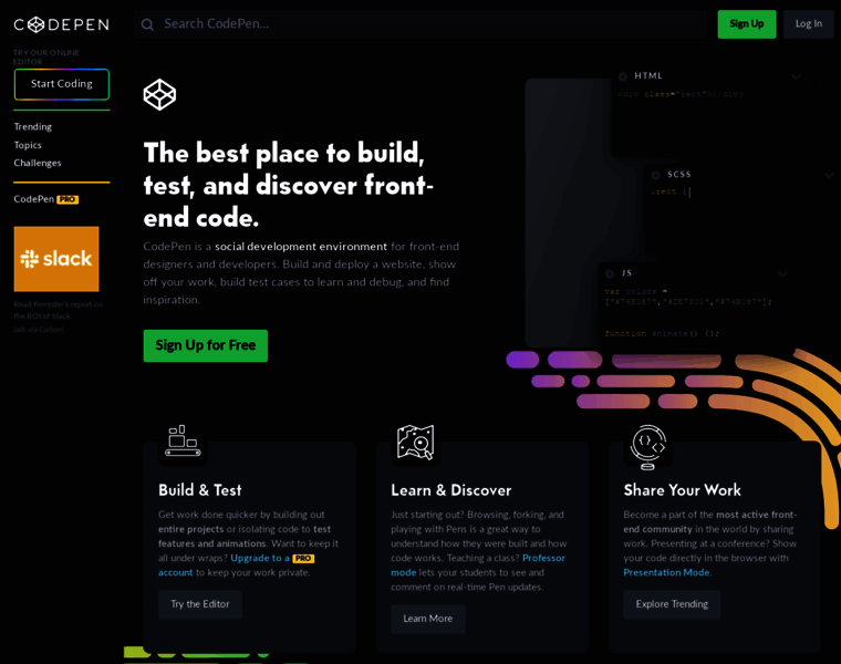 Codepen.io thumbnail