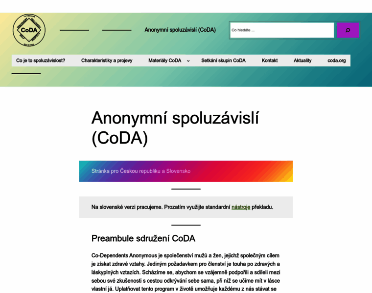 Codependentanonymous.cz thumbnail