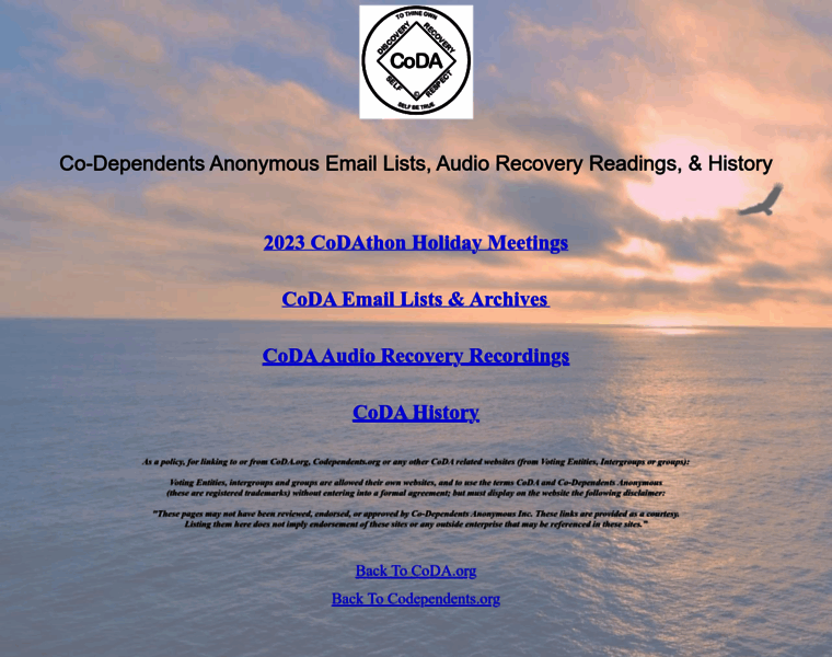 Codependents.org thumbnail