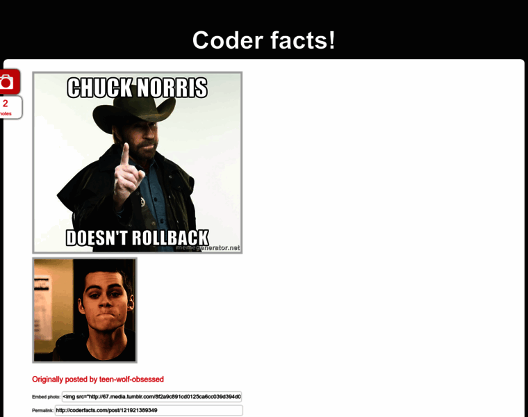 Coderfacts.com thumbnail