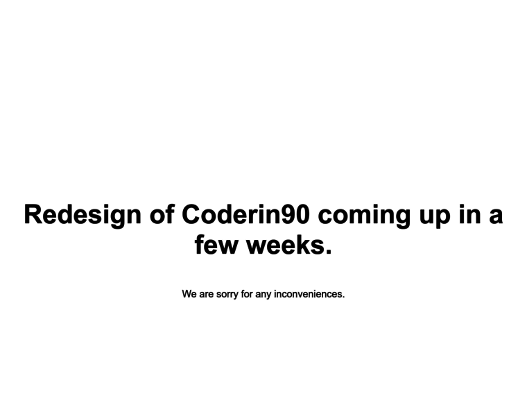 Coderin90.com thumbnail