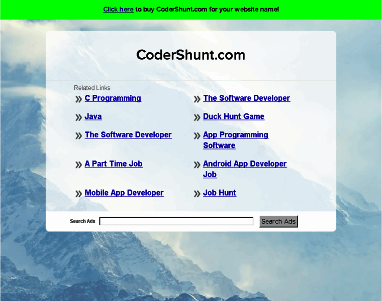 Codershunt.com thumbnail