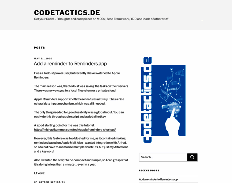 Codetactics.de thumbnail