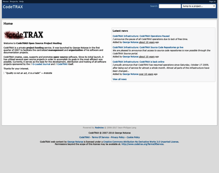 Codetrax.org thumbnail