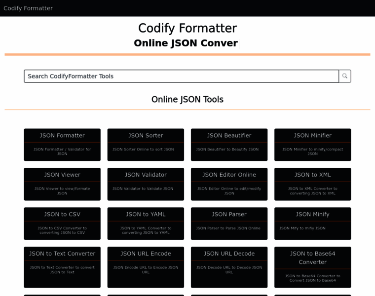 Codifyformatter.org thumbnail Codifyformatter.org thumbnail