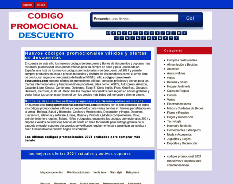 Codigopromocional-descuentos.com thumbnail