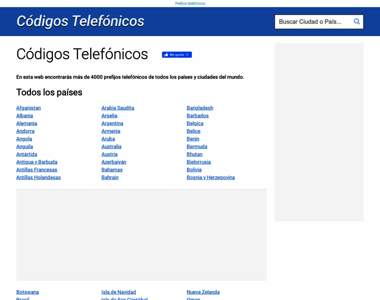 Codigos-telefonicos.com.ar thumbnail