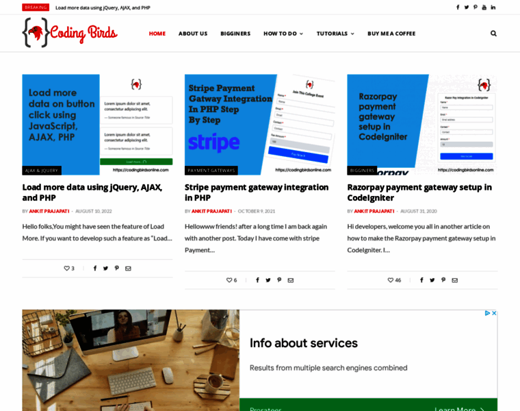 Codingbirdsonline.com thumbnail