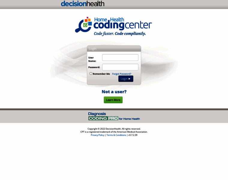 Codingcenter.decisionhealth.com thumbnail