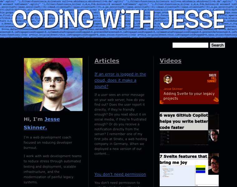 Codingwithjesse.com thumbnail