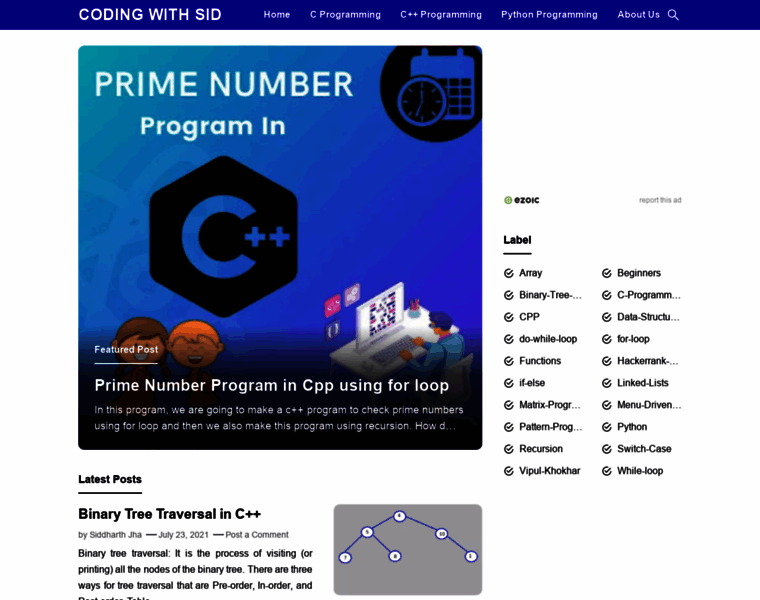 Codingwithsid.in thumbnail Codingwithsid.in thumbnail