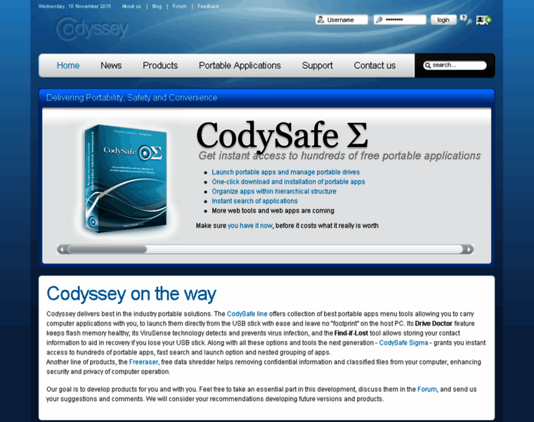 Codyssey.com thumbnail