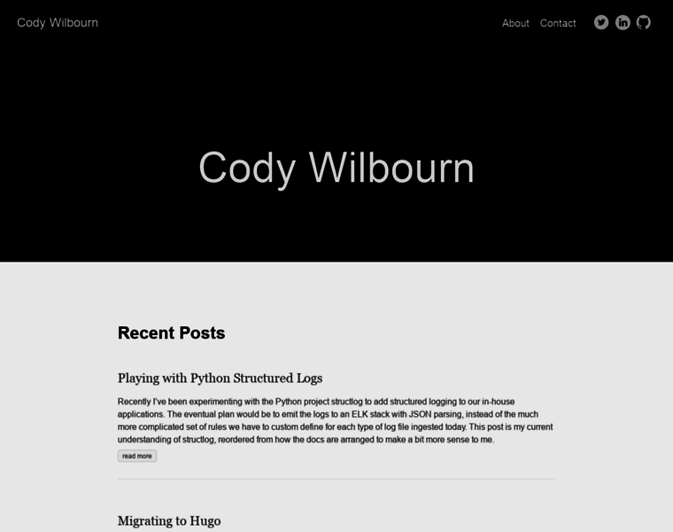Codywilbourn.com thumbnail