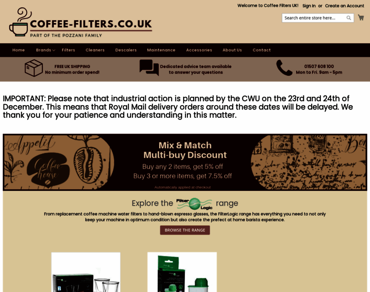Coffee-filters.co.uk thumbnail