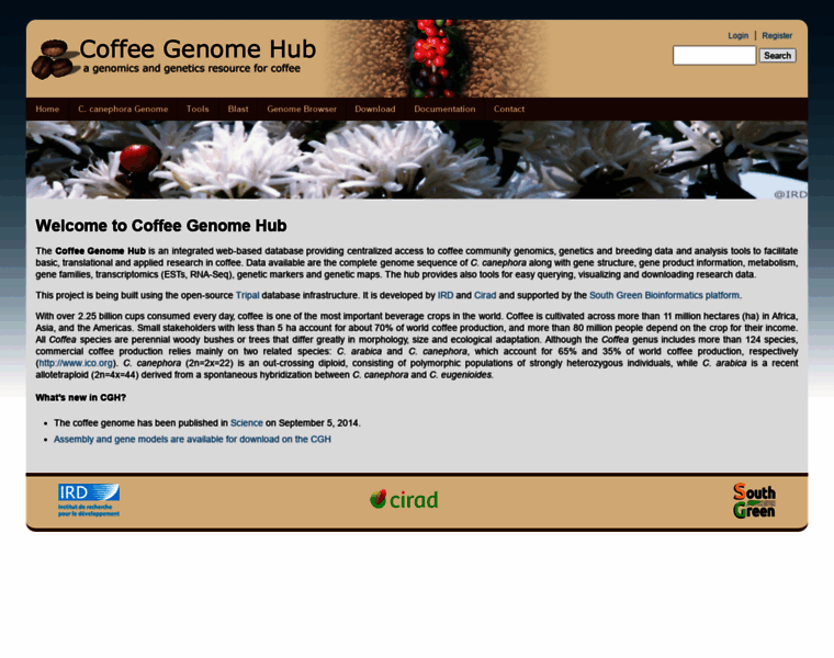 Coffee-genome.org thumbnail