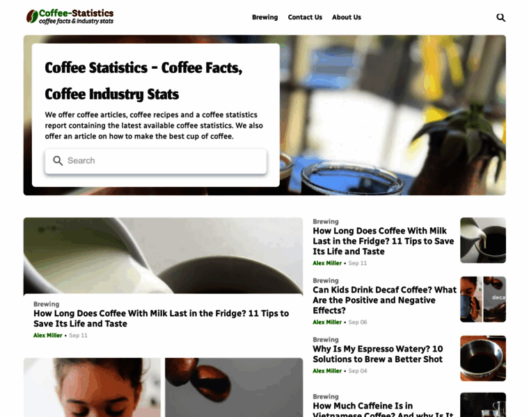 Coffee-statistics.com thumbnail